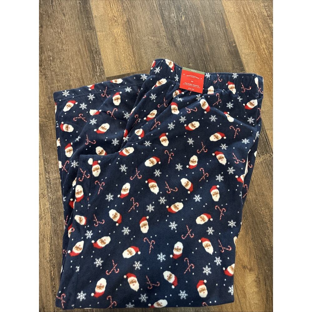 NWT Wonder Shop Target XXL Fleece Santa Christmas Pj Pajama Pants‎